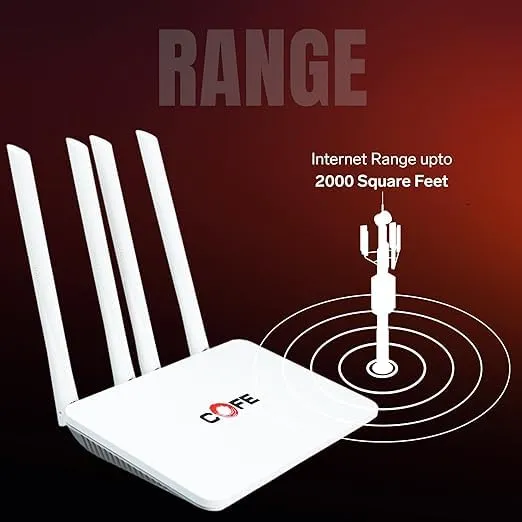 Cofe Sim Router CF05 CT4 WiFi6 4G | 5G 4 Antenna With TYPE-C | WAN | LAN Port view 6